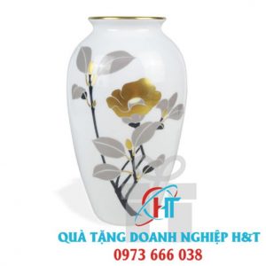 Lọ hoa sứ Bát Tràng - Quà Tặng H&T Vina - Công Ty TNHH Thương Mại Xây Dựng H&T Vina